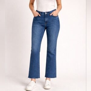 Lola Kate High Rise Straight Women's Rugged Blue Jean SZ 31